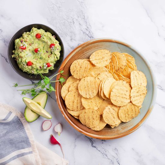 Zesty Guacamole & Corn Chips