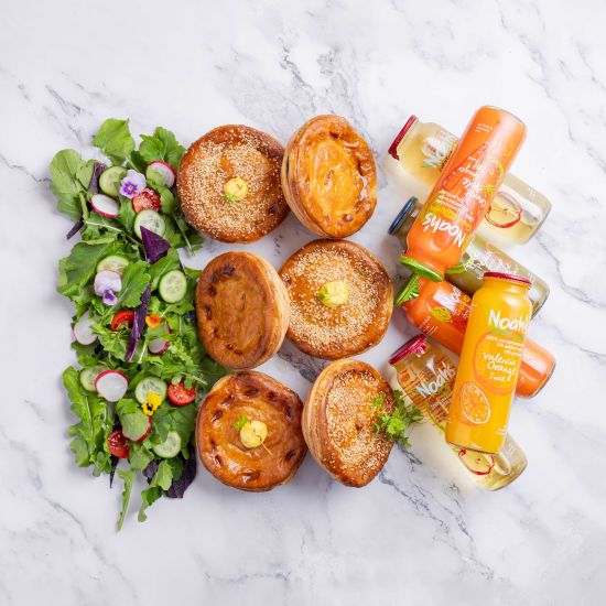 Homemade Savoury Pie Lunch 