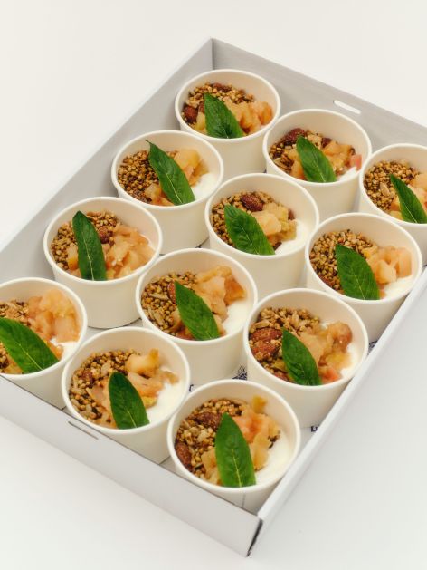 Box - Buckwheat and Tahini Granola Pots