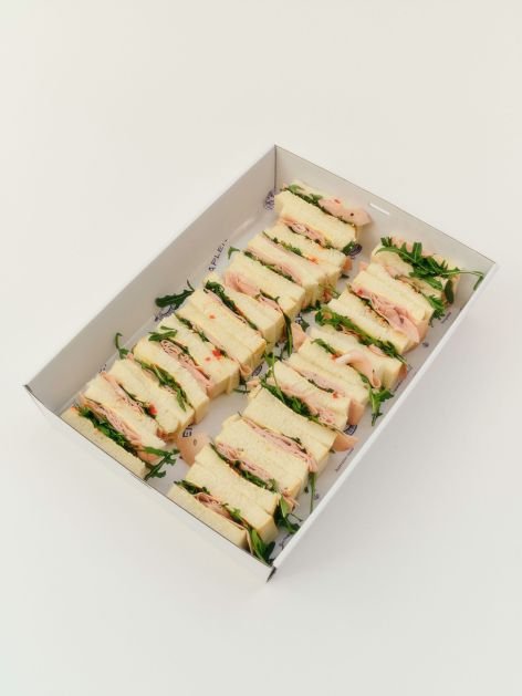 Box - Mortadella, Fermented Chilli and Rocket Finger Sandwich