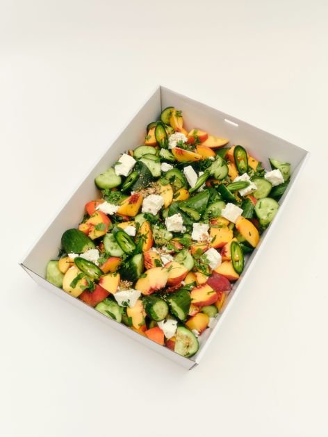 Box - Peach & Cucumber Salad