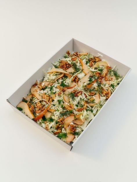 Box - Herby Savoy Slaw with Walnuts, Pickled Pears & Barley