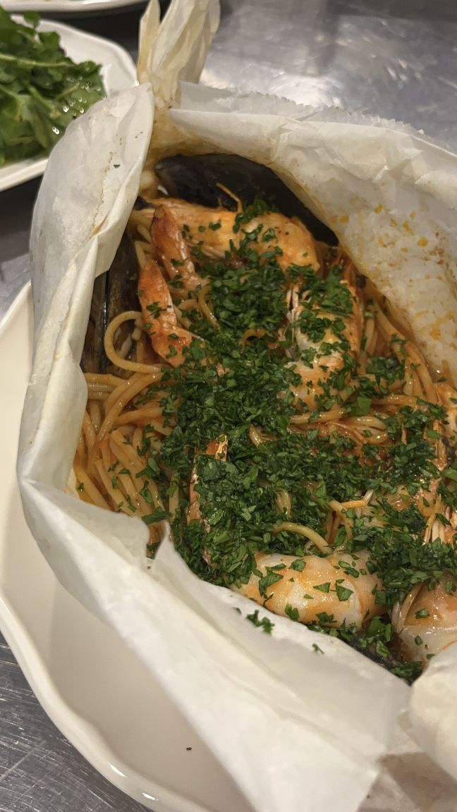 Main  Aplenty - Pasta allo Scoglio Al Cartoccio