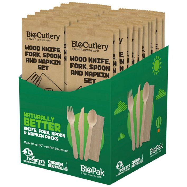 Biodegradable Cutlery Packs & Plates
