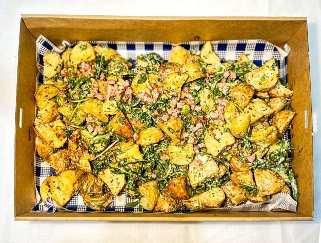 Summer Mustard Potato and Bacon Salad
