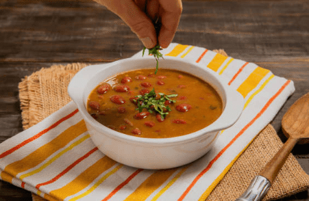 Individual Portion Brown Beans  with bacon and chorizo- 750g