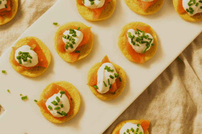 Smoked Salmon Blini 