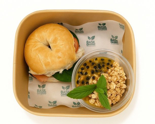 Yoghurt and Chicken Bagel Box