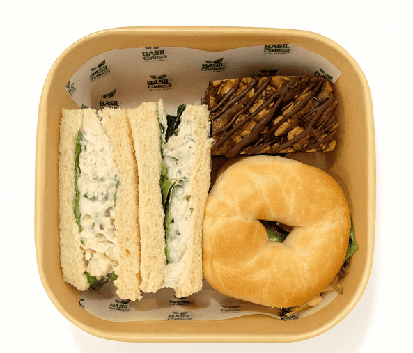 Bagel, Sandwich and Brownie Box