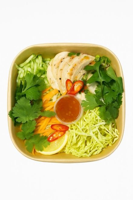 Vietnamese Chicken Poke Bowl