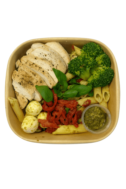 Chicken Pesto Pasta Salad Bowl