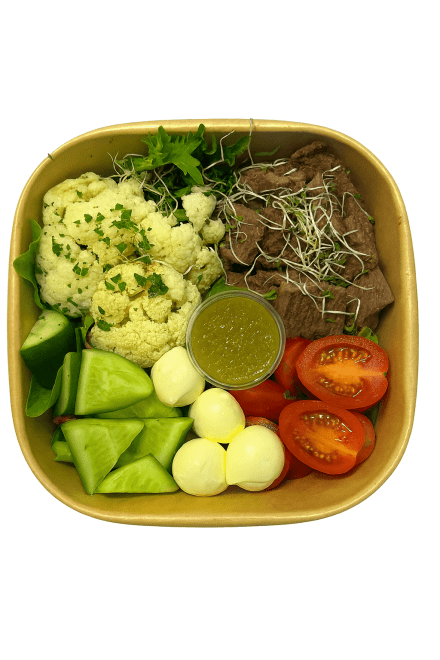 Grilled Rump Steak Salad Bowl