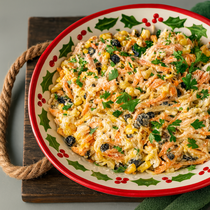 Brazilian Chicken Salpicão (Chicken Salad)