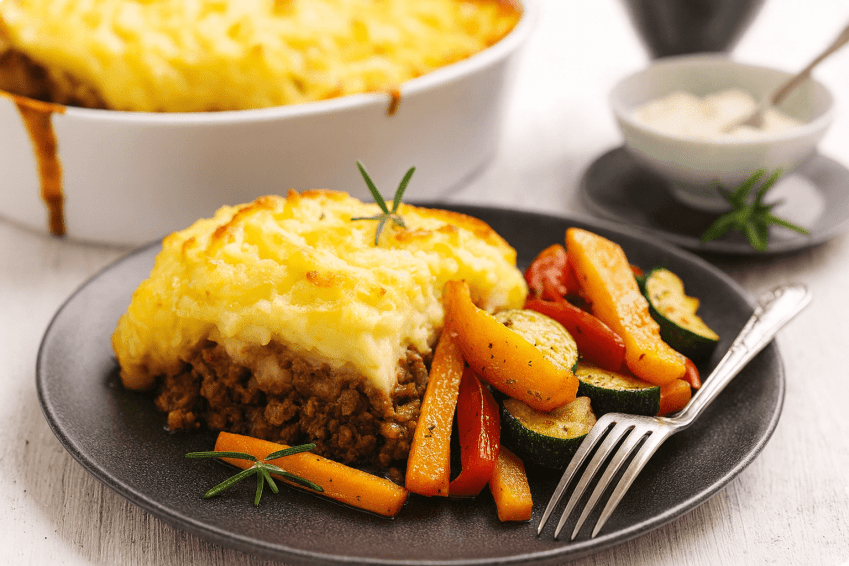 Escondidinho de carne moida