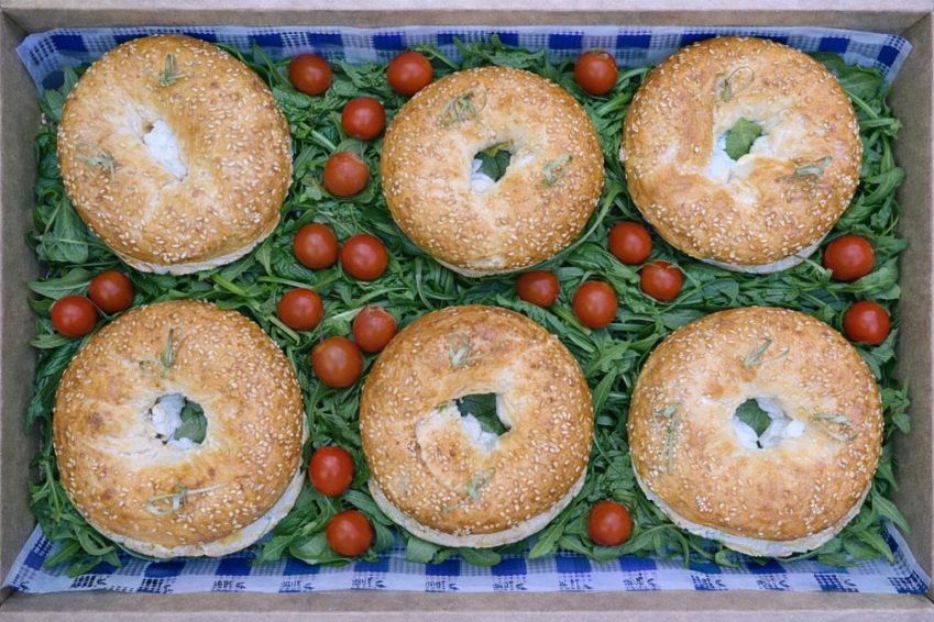 Mini Chicken Bagel