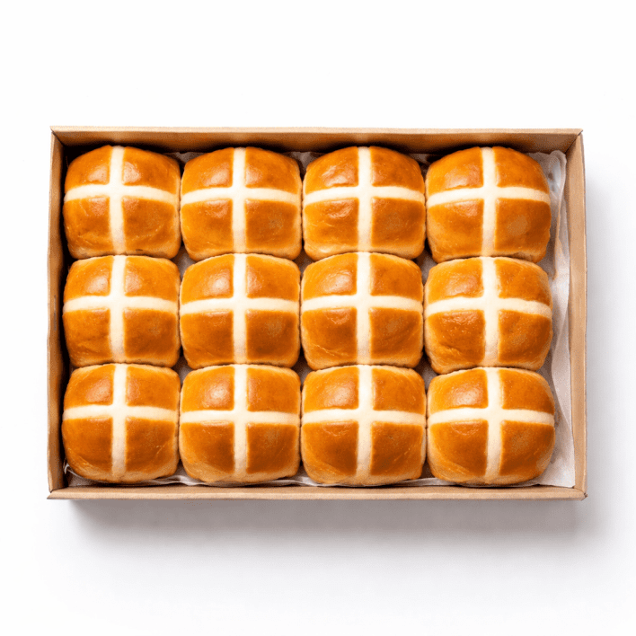 Fruiless Hot Cross Buns 