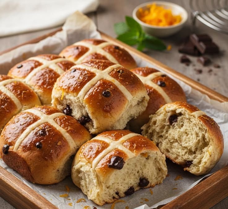 Gluten Free Hot Cross Buns 