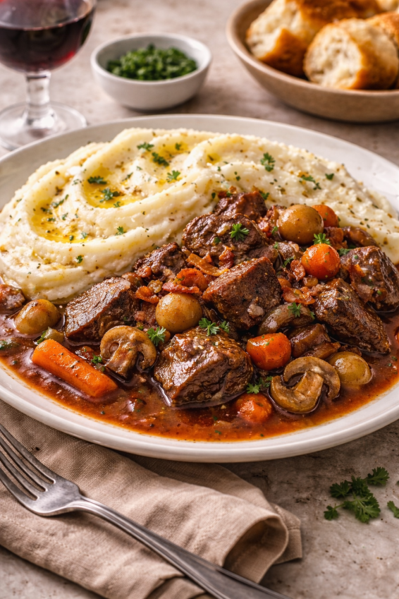 Beef Bourguignon