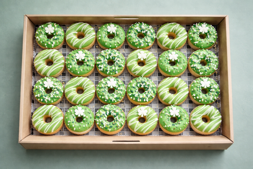 Green Paddy's Donuts