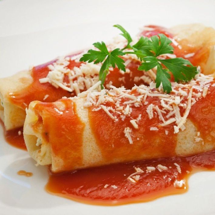 Spinach & Ricotta Pancake