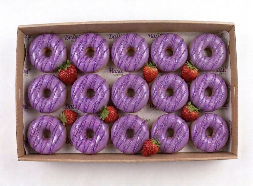 Purple Glow Doughnuts