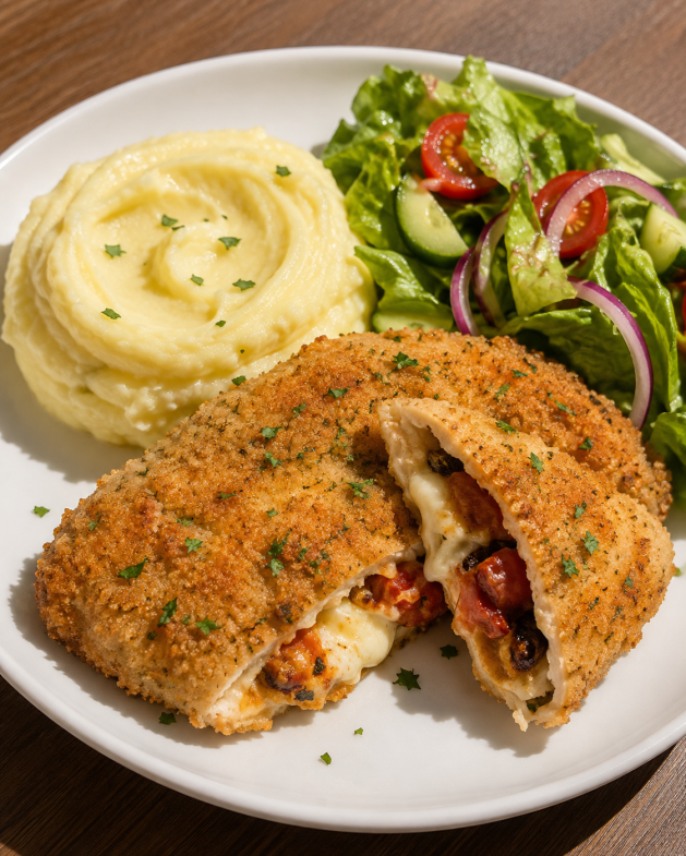 Stuffed Chicken Patty