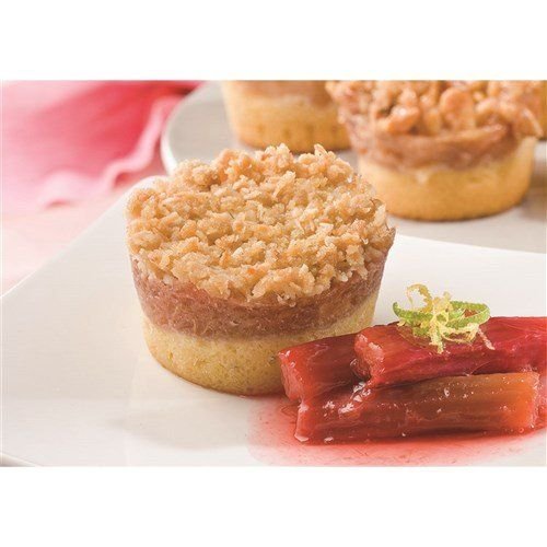 Apple & Rhubarb Mini Cake