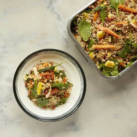 Salad - Barley, Roasted Carrot + Fennel & Corn