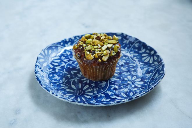 Persian Orange & Almond Cake With Cumquat Marmalade + Pistachios