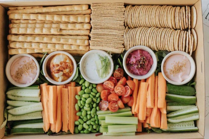 Vegan Cruditè And Mezze Dips