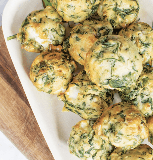 Canapé vegetarian - Thyme & Goats Cheese Muffin