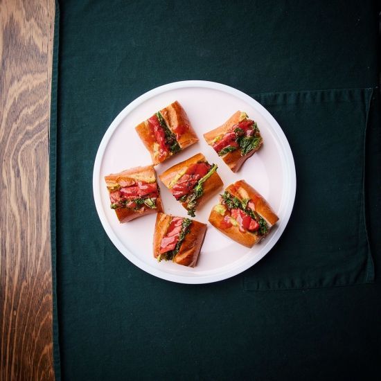 Canapè substantial - Chorizo Hot Dogs