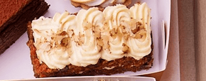 Carrot & Walnut Cake With Cream Cheese Icing