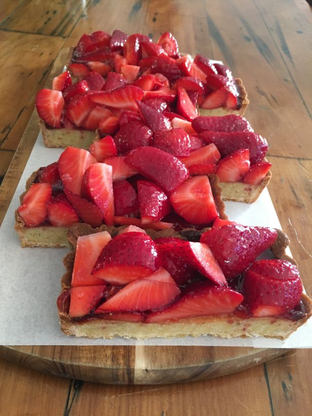 Strawberry Frangipane Tart