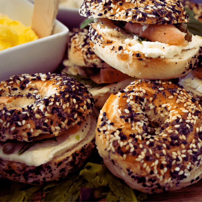 Mini Salmon Bagel