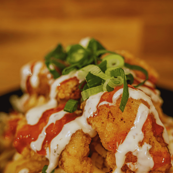 Buffalo Chicken Loaded Fries (Food Truck)