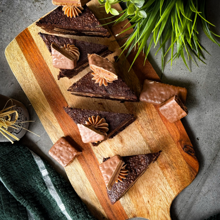 Tim Tam Loaded Brownie (12)