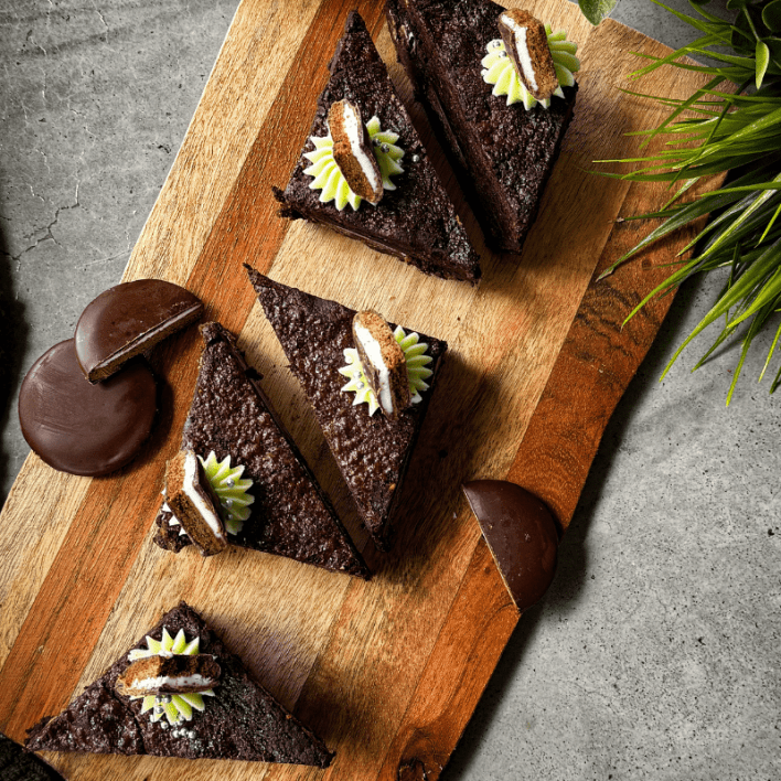 Gluten Free Choc Mint Loaded Brownie (12)