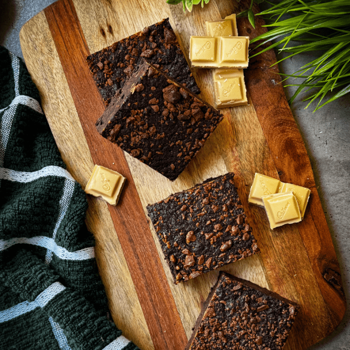 Gluten Free Caramilk Brownie Thin Slab (8)