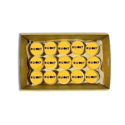 R U OK? Day Mini Cupcake Pack (15 pieces)