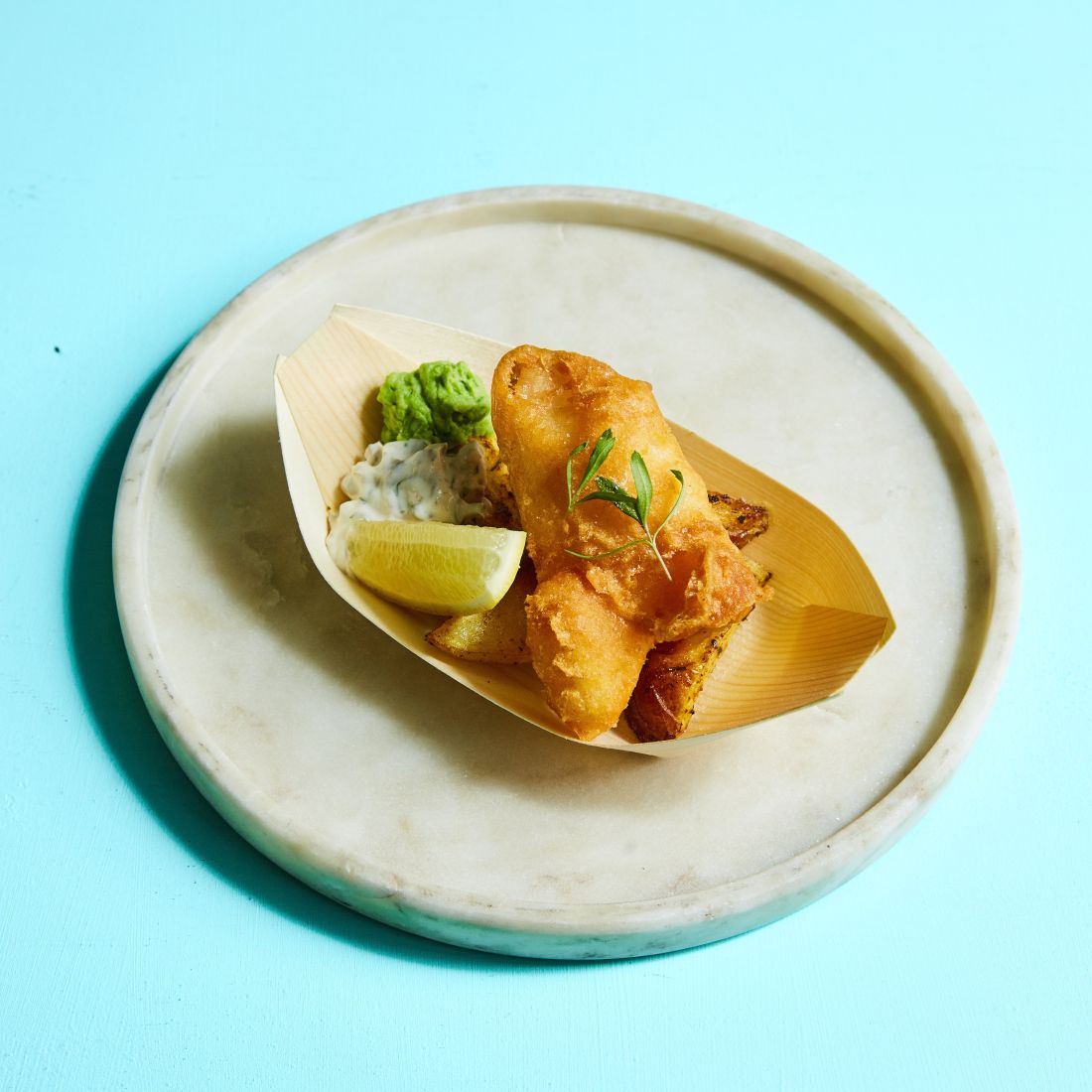 Young Henrys Beer Battered Fish, House Potato Wedges And Caper Tartare