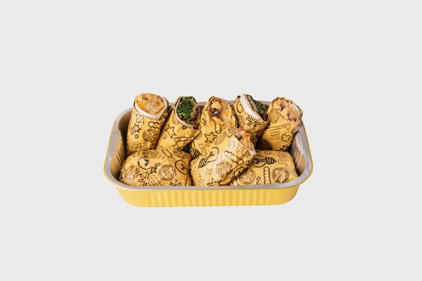 Mini Breakfast Burrito (5inch foil-wrapped) - Individual