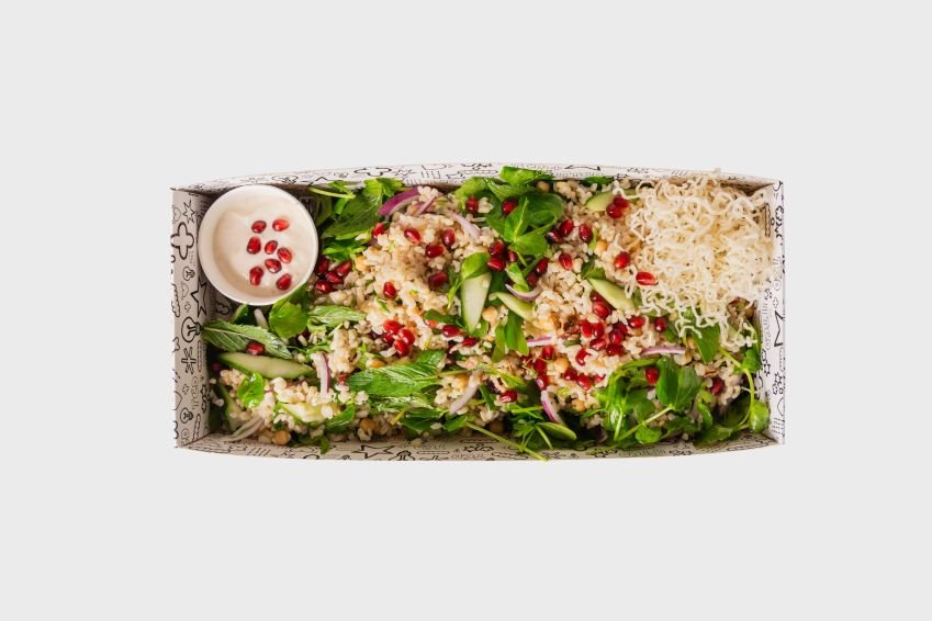 Vibrant Persian Brown Rice Salad