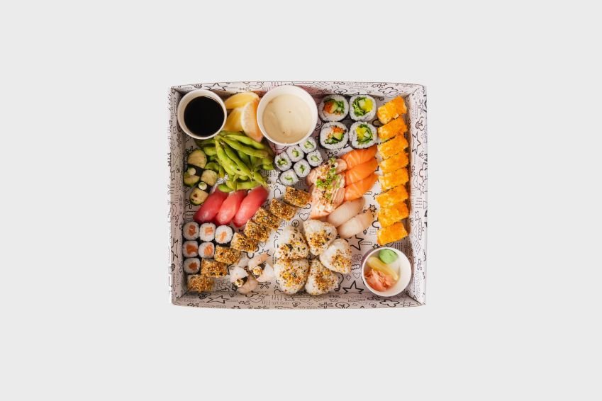 Ginza Deluxe Sushi & Nigiri Platter - Large (54 pcs)