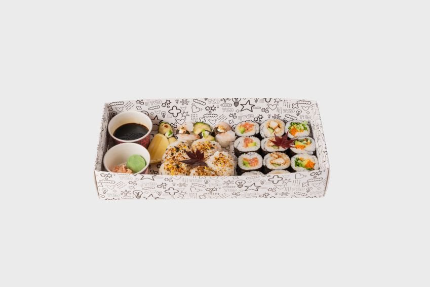 Ginza Deluxe Sushi & Nigiri Platter - Medium (21 pcs)