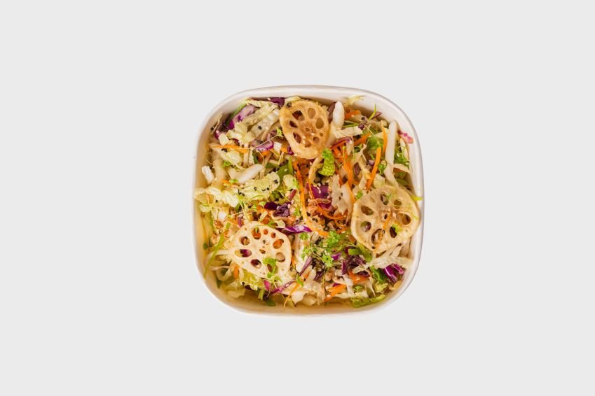 Crisp Rainbow Slaw Salad 