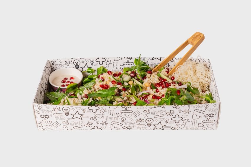 Vibrant Persian Brown Rice Salad