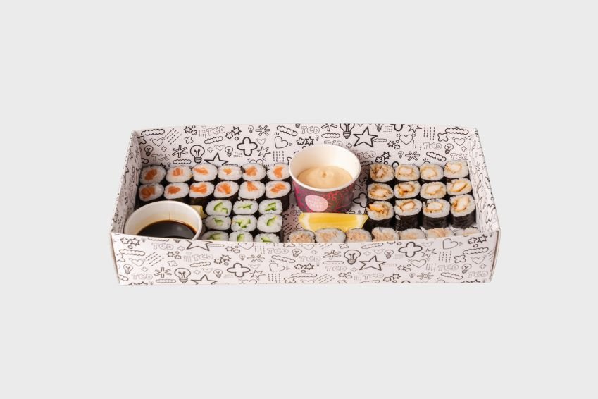 Harajuku Hosomaki Roll Platter - Medium (40 pcs)
