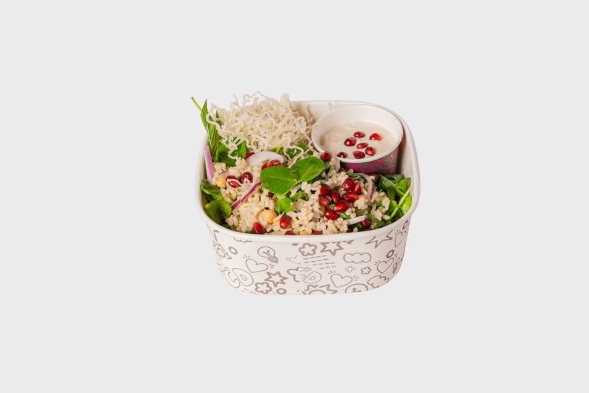 Vibrant Persian Brown Rice Salad