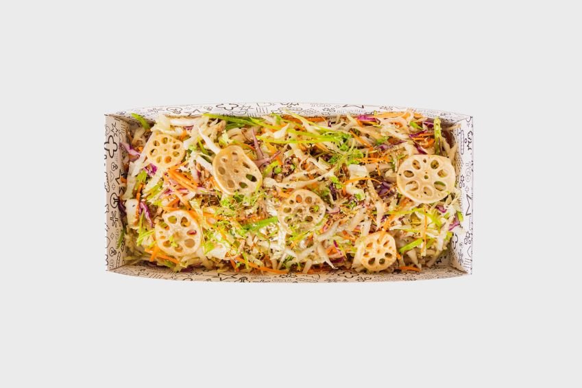 Crisp Rainbow Slaw Salad 